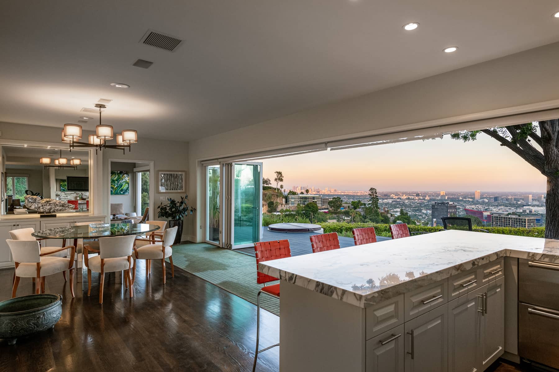 Sophisticated Bird Streets Traditional with Panoramic Views