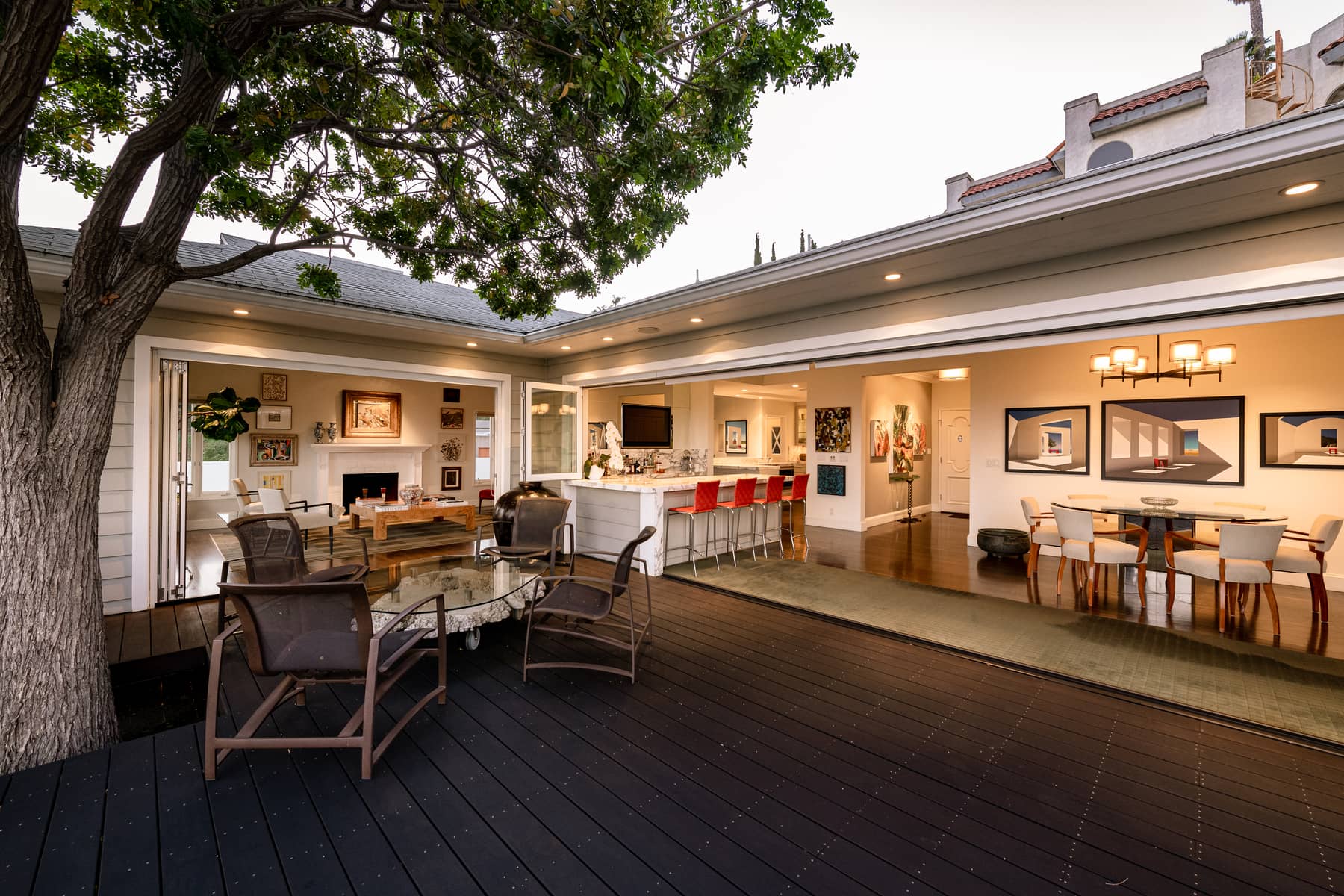 Sophisticated Bird Streets Traditional with Panoramic Views